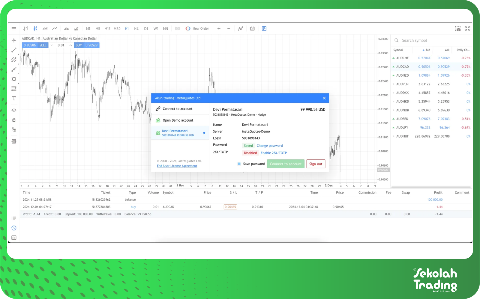 Sekolah Trading